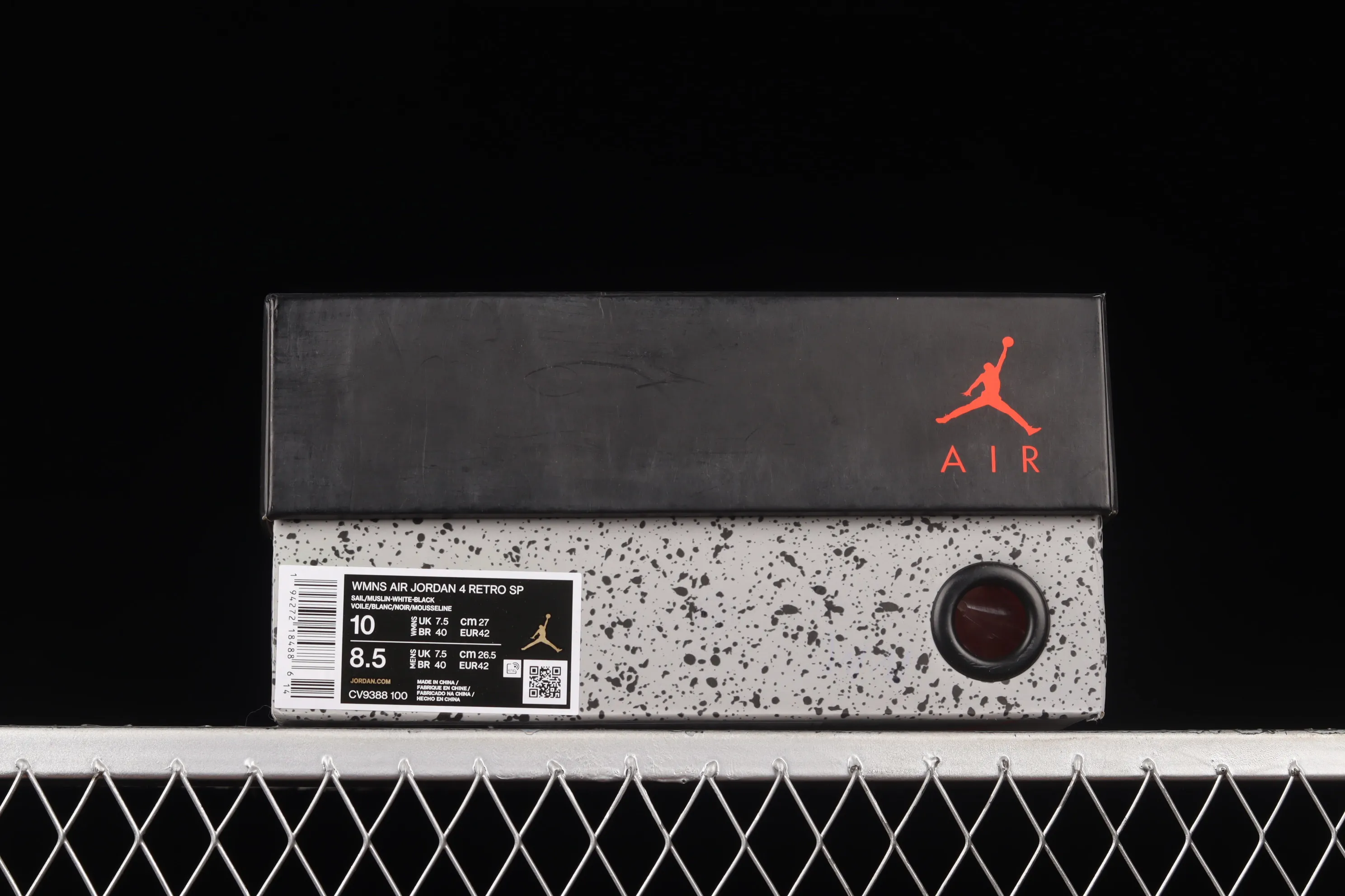 All categories Air Jordan Jordan series basketball shoes Air Jordan 4 foreign trade version OF x Air Jordan 4 Retro "Cream/Sail" AJ4 Joe 4 retro casual sports culture basketball shoes CV9388-100